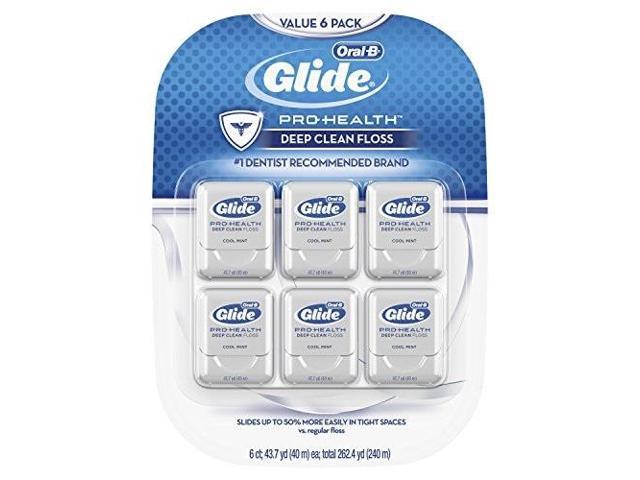 Photo 1 of ***FACTORY SEALED*** *** NON-REFUNDABLE*** Glide Oral B Pro Health Deep Clean Floss, Mint, Pack of 6