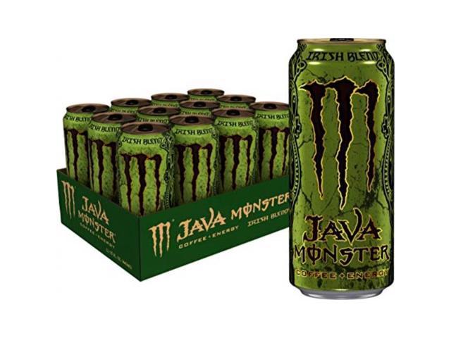 java monster irish blend, coffee + energy ounce pack of 12 Beverage -