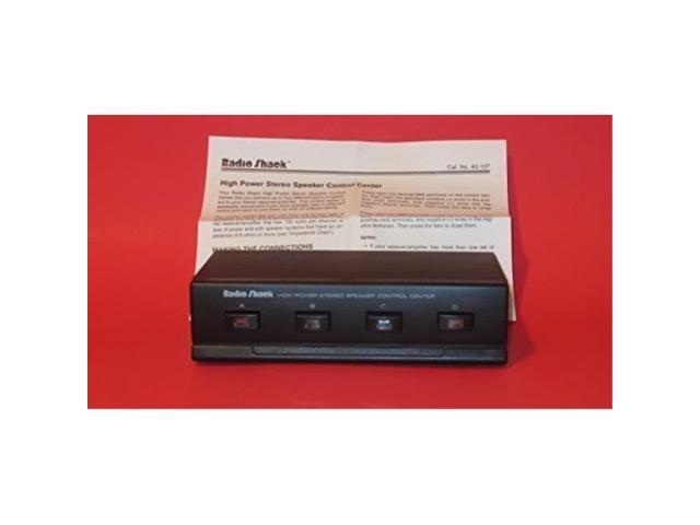 radio shack high power stereo speaker control center