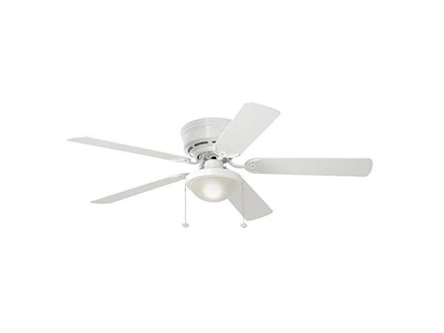 Harbor Breeze Armitage 52in White Indoor Flush Mount Ceiling Fan