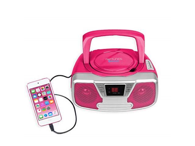 TOSHIBA TY-CRS9 PORTABLE CD BOOMBOX WITH AM//FM STEREO AND AUX INPUT COLOR BLUE