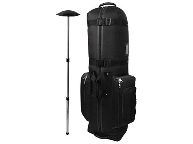 Photo 1 of caddydaddy golf cdycon2gp constrictor grey with north pole golf bag travel cover, black/grey