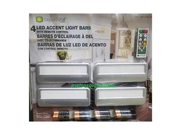 led accent light bars with remote control