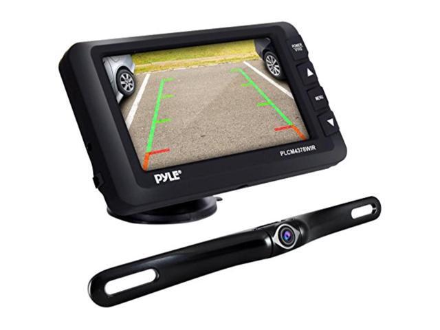Dash Cam Waterproof DC12V//RCA 4.3/'/' LCD Panel Sound Around AZPLCMPS48 Pyle Upgraded Backup Camera Vehicle Mount Reverse Parking Camera Parking Sensor Angle Adjustable Distance Scale Lines 4.3 LCD Panel Night Vision Cam