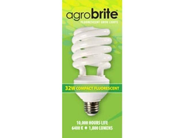 Hydrofarm Agrobrite Indoor Gardening & Hydroponics 32 watts Light Bulb FLC32D 