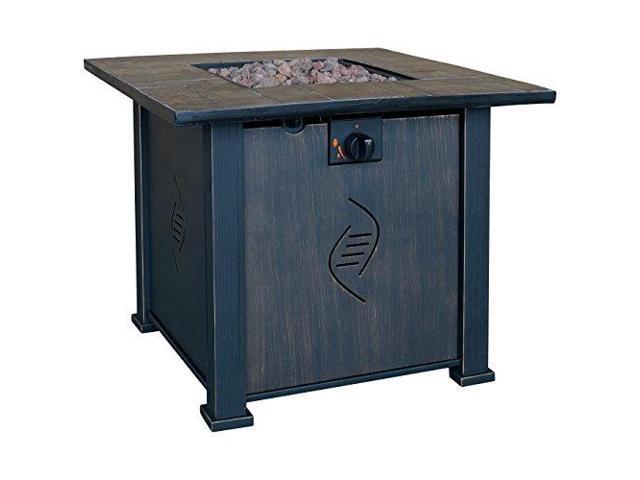 Bond Manufacturing 68487a Lari Outdoor Gas Fire Pit Table With