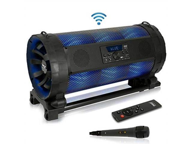 Photo 1 of Pyle Portable Bluetooth Boombox Stereo System 600 W Digital Outdoor Wireless Loud Speaker wLED Lights