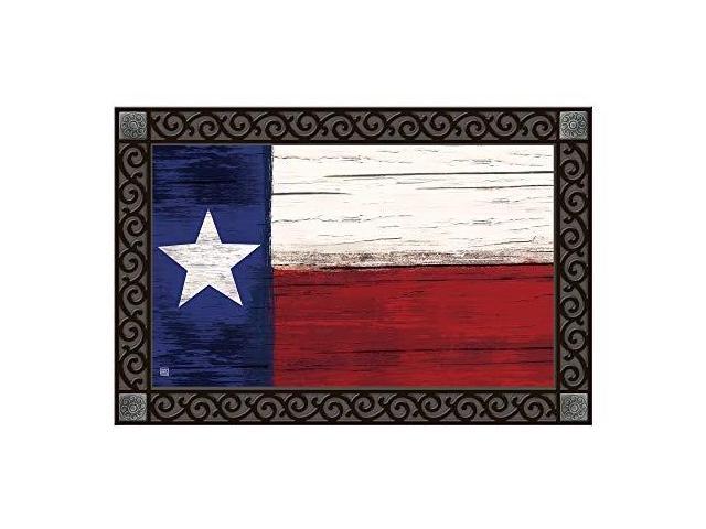 Studio M Matmates Lone Star State Texas Decorative Floor Mat Indoor Or Outdoor Doormat With Ecofriendly Recycled Rubber Backing 18 X 30 Inches