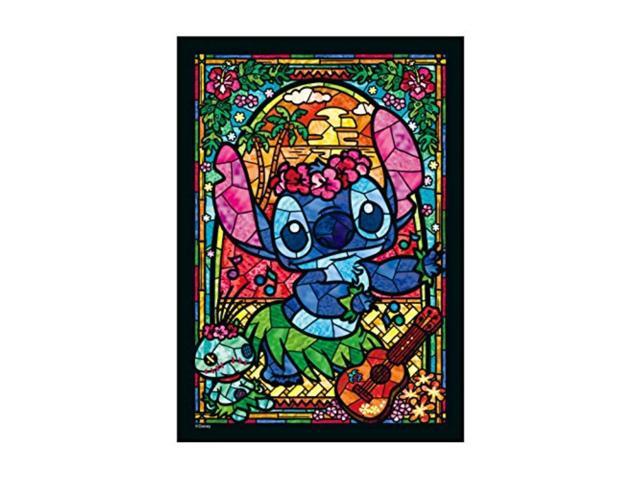 18.2x25.7cm 266 piece jigsaw puzzle Stained Art Disney Stitch stained glass 