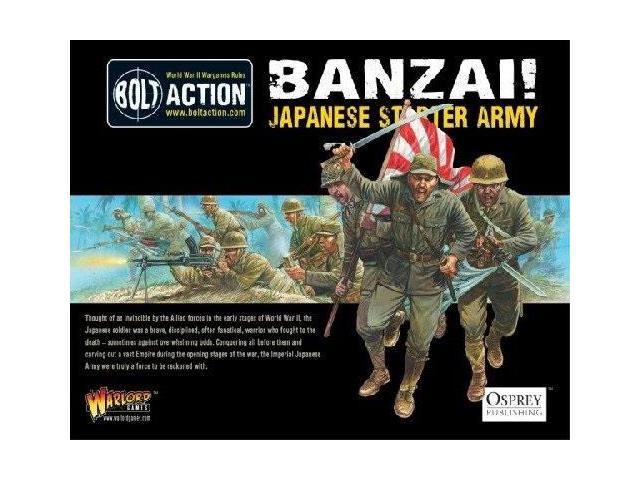 Bolt Action Banzai! 1,000PT Imperial Japanese Army Starter Army, 28mm  Wargaming Miniatures