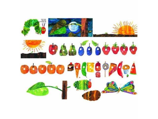 Little Folk Visuals The Very Hungry Caterpillar Precut Flannel/felt Board 14 Set for sale online