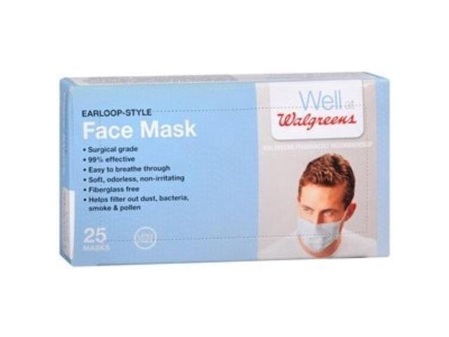 walgreens earloop style face mask 25 ea - Newegg.com