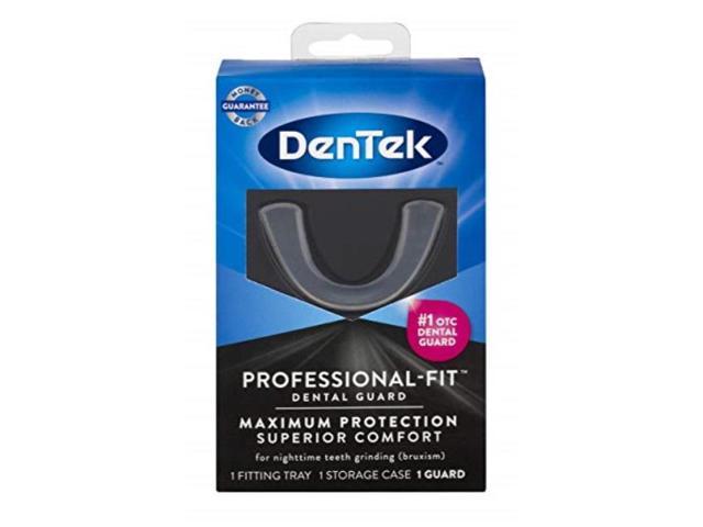 dentek professionalfit maximum protection dental guard for teeth grinding