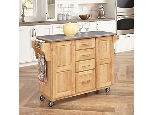Kitchen Cart With Breakfast Bar, Home Styles Kitchen Island With Breakfast Bar