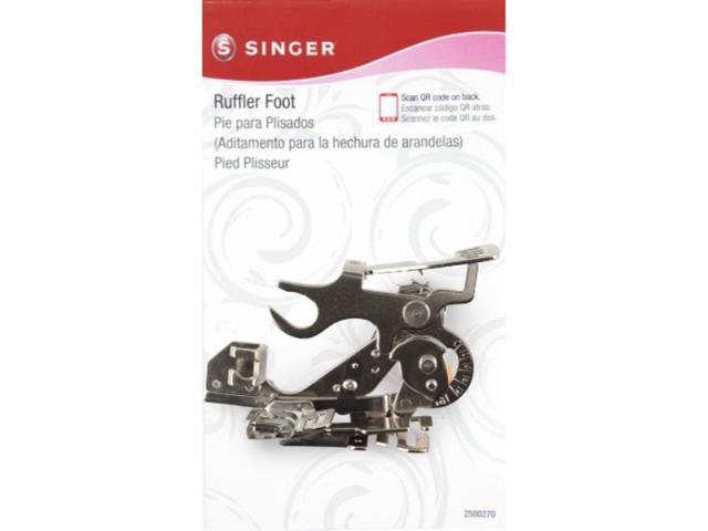 singer sewing machine ruffler attachment presser foot for lowshank sewing machines