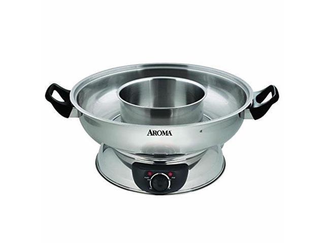 Aroma Stainless Steel Hot Pot Silver ASP-600 