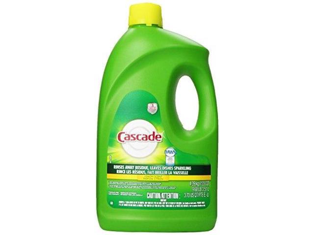 Cascade Gel Dishwasher Detergent Lemon Scent 155 Oz Newegg Com