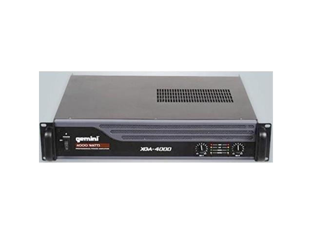 Photo 1 of gemini xga series xga4000 professional quality pa system dj equipment power amplifier with 4000 watt instant peak power