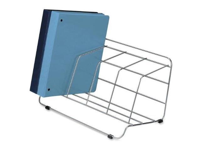 Photo 1 of Fellowes Catalog Rack, 4 Compartment, Wire, Silver (10402)