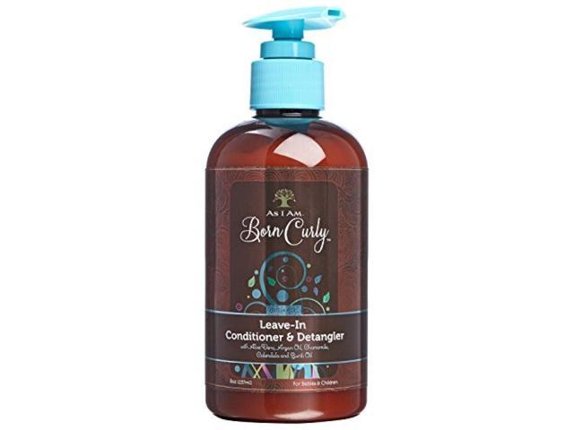 I Am Born Curly Argan Leave In Conditioner Detangler 8oz 8 Oz Newegg Com