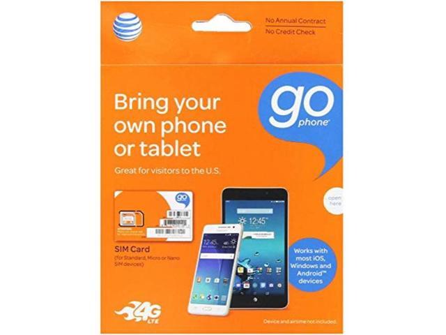 At T 3in1 Triple Cut Universal Sim Card Starter Kit For Gophone Devices No Annual Contract Packaging May Vary Newegg Com