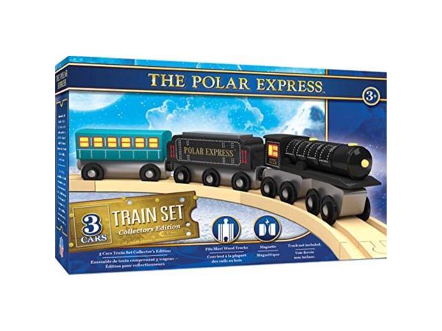 masterpieces the polar express real wood toy train set