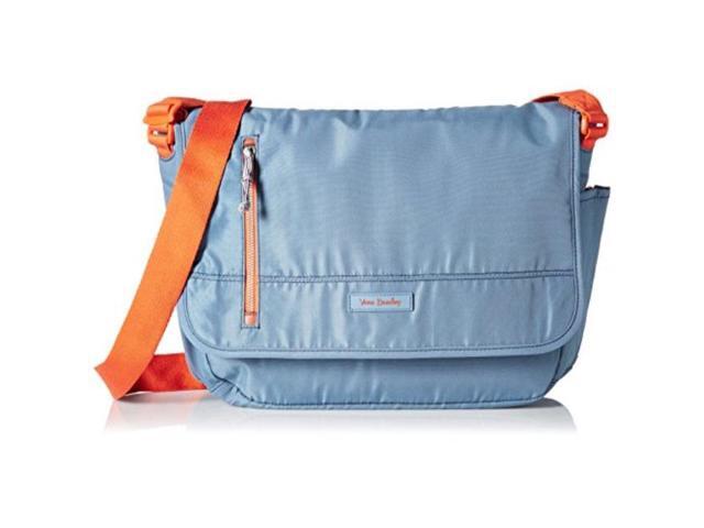 vera bradley lighten up laptop messenger bolsa