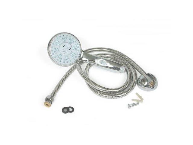 Off-White Camco 43715 Shower Head Kit with On/Off Switch and 60 Flexible Shower Hose 