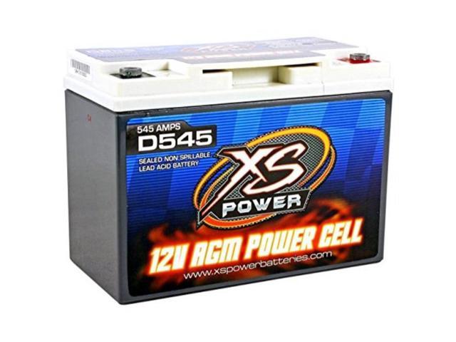 XS Power D545 XS Series 12V 800 Amp AGM High Output Battery with M6 Terminal Bolt 