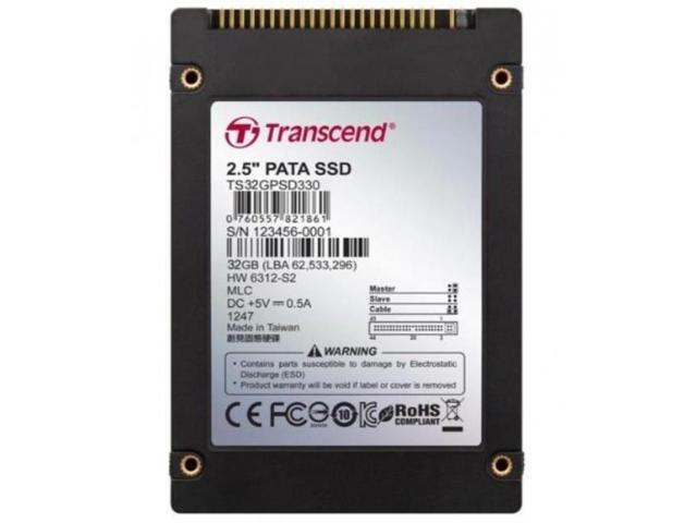 Transcend Psd330 32 Gb Solid State Drive - 2.5" Internal - Ide