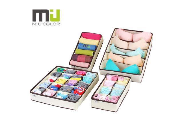 Miu Color Drawer Organizer Closet Organizer Bra Underwear Drawer