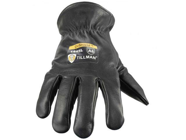 Tillman 1444 Top Grain Goatskin Drivers Glove with OilShield Protection Large