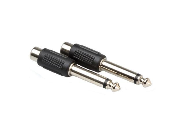 Adapter RCA (F) to 1/4 (M) Mono (2-Pk) Cable Adapter