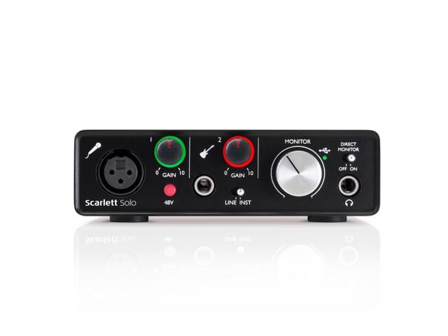 Focusrite Scarlett Solo 2nd Gen 2-in/2-out USB 2.0 Audio Interface 