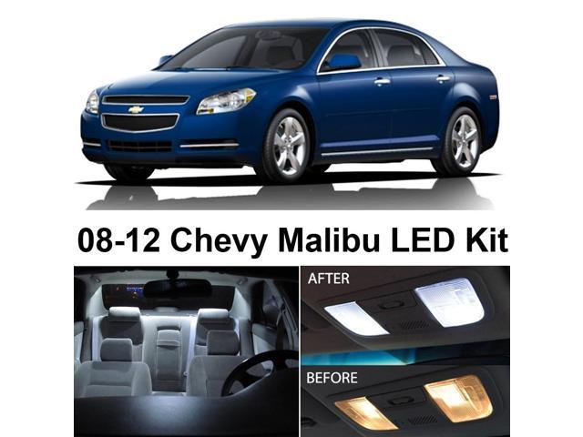 Blue Interior LED Lights Package Kit for 2008-2012 Chevy Malibu