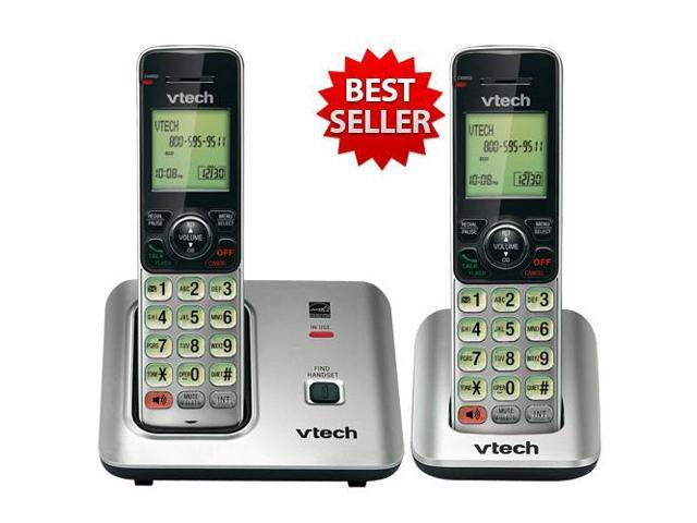 Photo 1 of Vtech Cordless Phone with Accessory Handset & Backlit LCD Display