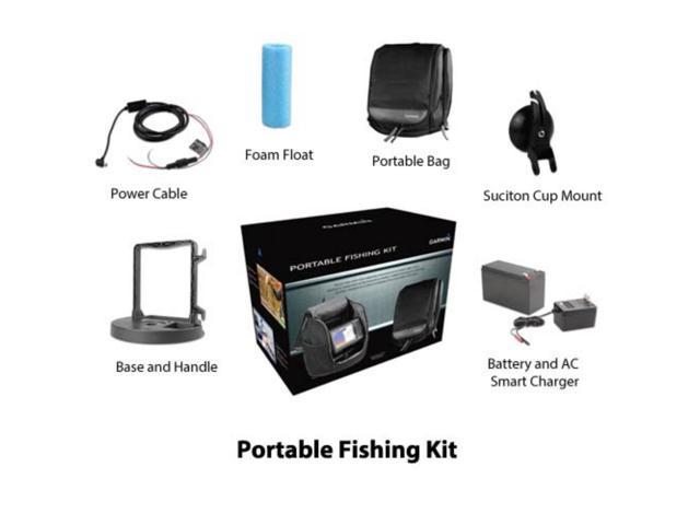Garmin (010-12462-00) Portable Fish finder Kit for kayak, canoe, docking or ice  fishing 