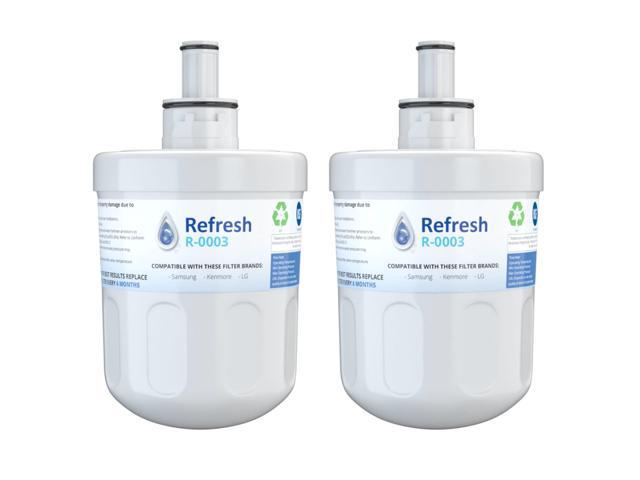 Replacement Water Filter Compatible with Samsung Denali Pure WF-DA29-00003G Refrigerator Water Filter - by Refresh (2 Pack)