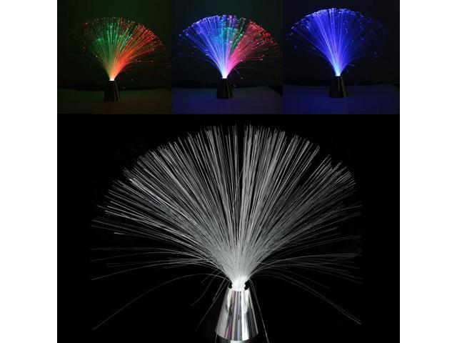 Color Change Fibre Optic Fountain Led Lights Romatic Night Light