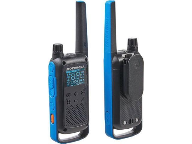 Motorola T800 Two-Way Radio - 56KM Bluetooth Model 2 Pack, Black