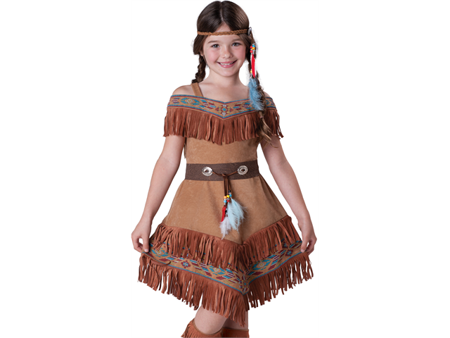 kids indian princess girls native american halloween costume