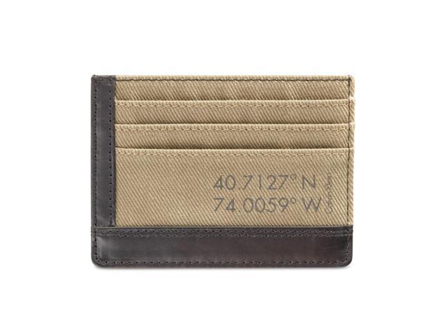 calvin klein brown wallet