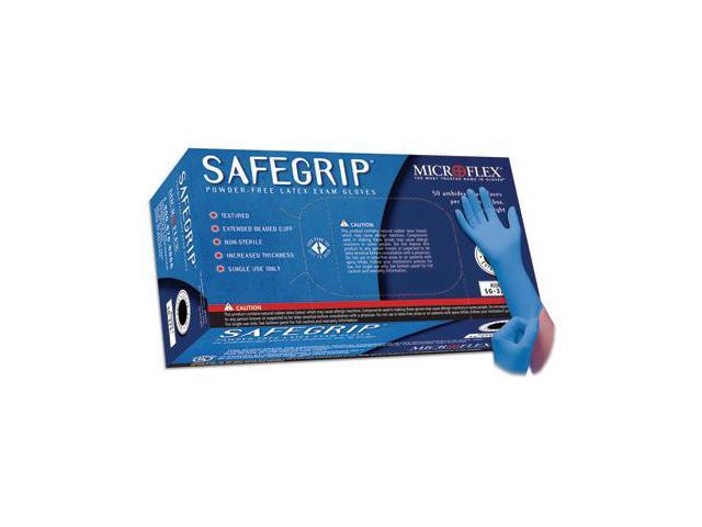 Microflex SG-375XL SafeGrip Powder Free Latex Gloves - X-Large