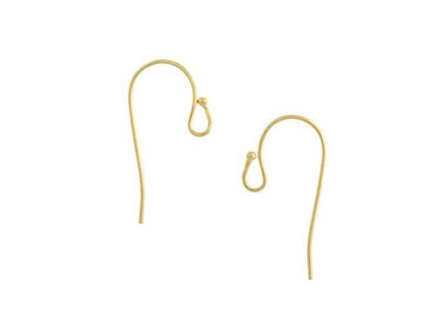 10 Pairs Genuine Copper Earring Hooks Kidney Wire 47.5mm