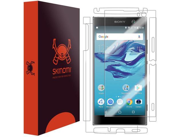 Screen Protector + Back Cover TechSkin Full Coverage Clear HD Film Skinomi Full Body Skin Protector Compatible with Sony Xperia XA2 Ultra Screen Protector + Back Cover TechSkin Full Coverage Clear HD Film Skinomi Full Body Skin Protector Compatible with Sony Xperia XA2 Ultra