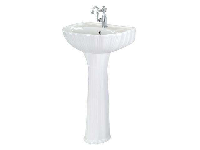 Foremost Fl 08a W Brielle Pedestal Sink Combo In White Newegg Com