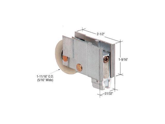 Crl 1 11 16 Nylon Ball Bearing Sliding Glass Door Roller With 31