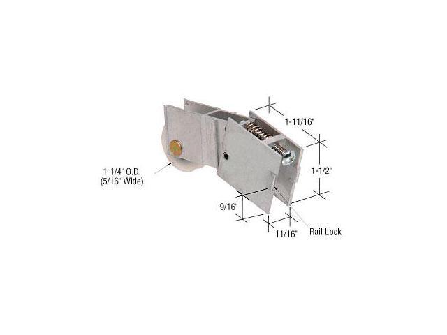 Crl 1 1 4 Nylon Sliding Glass Door Roller With 11 16 Wide