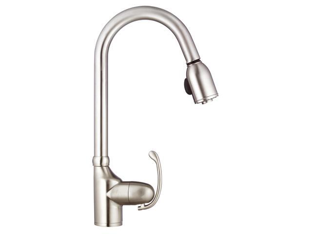 Danze D454520ss Anu Pull Down Kitchen Faucet Stainless Steel Newegg Com