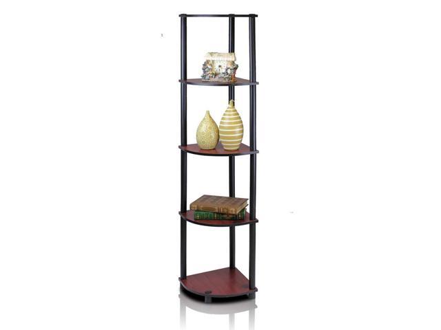 Furinno 99811dc Bk Turn N 5 Tier Corner Display Rack Furinno 99811dc Bk Turn N 5 Tier Corner Display Rack Multipurpose Shelving Unit